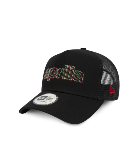 APRILIA TRUCKER BLACK LOGO WHITE