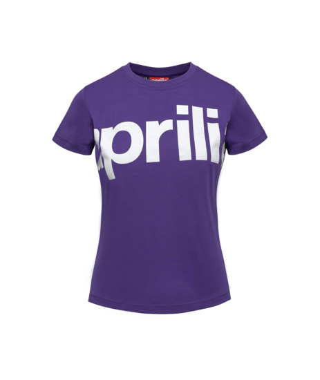 TEE SHIRT APRILIA PURPLE WOMAN M