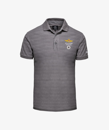 MG AN POLOSHIRT DARK GREY M