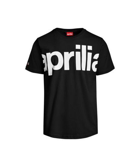 T SHIRT APRILIA BLACK M