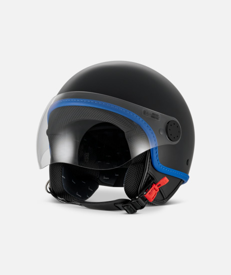 VESPA DEC JET HELMET MATT BLACK ECE XS