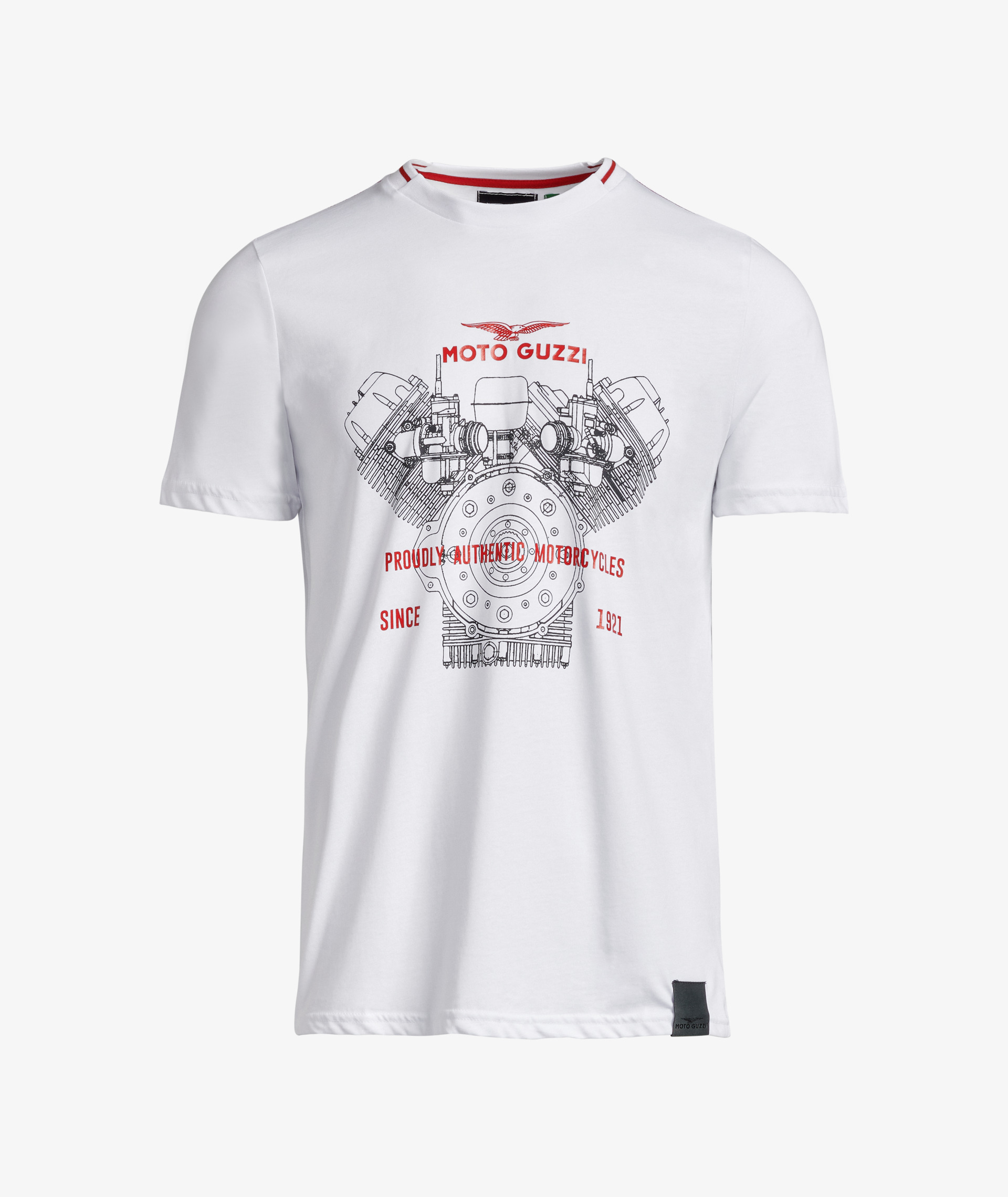 T-SHIRT - Moto Guzzi White – Fast by Ferracci