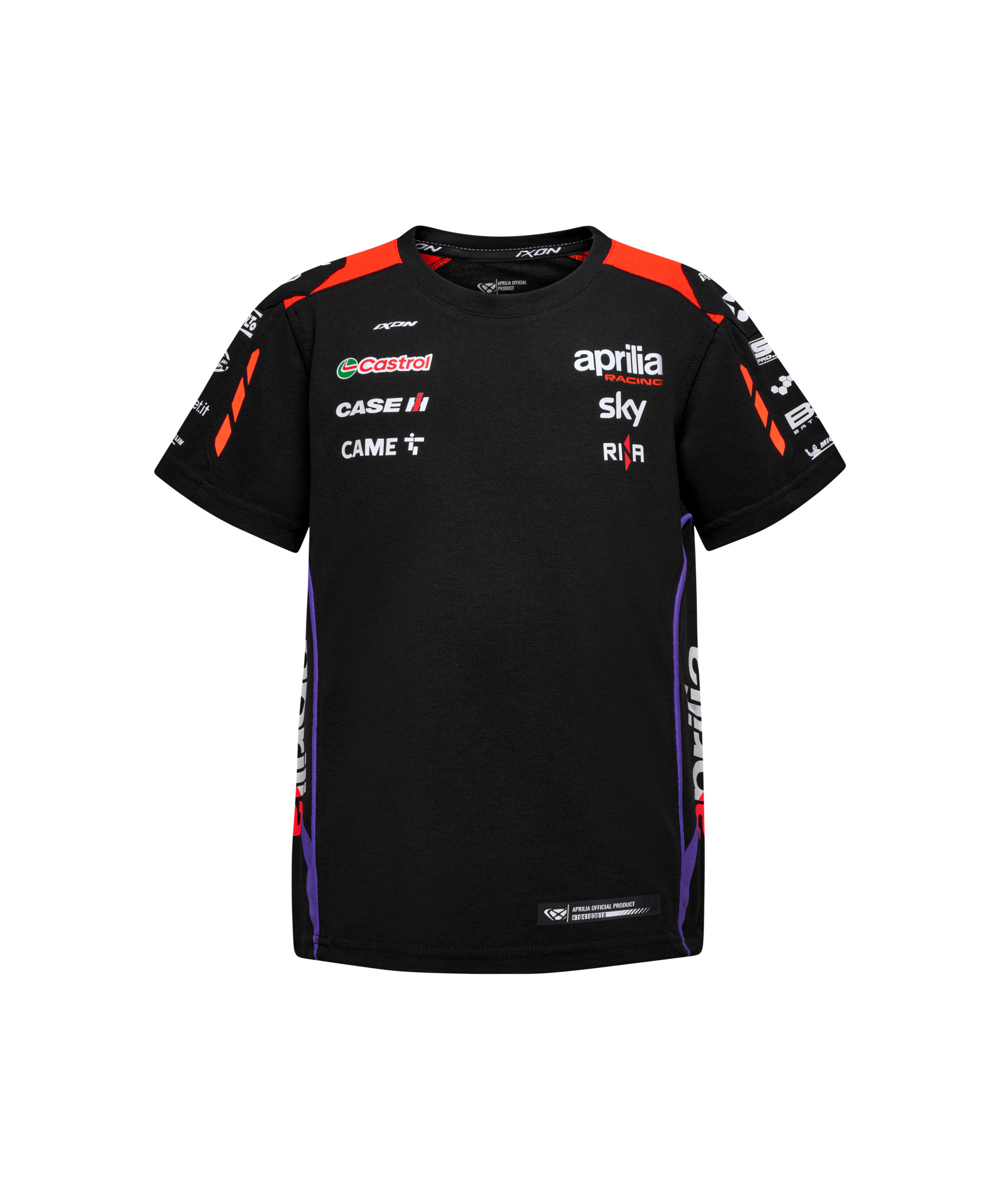 Camiseta de nino Aprilia Racing Team Replica 2024 Camisetas Ropa Lifestyle Catalogo completo Tienda Oficial Aprilia Ropa de Moto Ropa Casual y Accesorios
