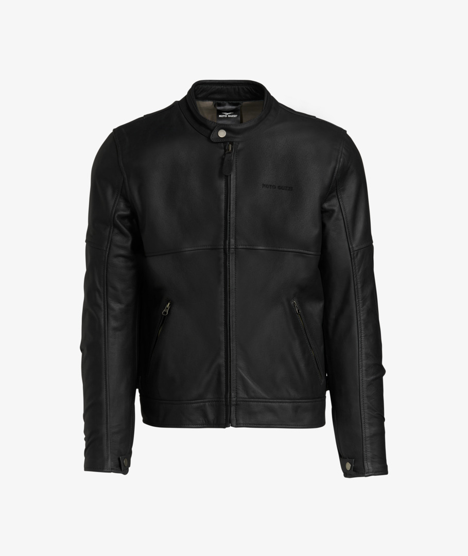 Men's Leather Jacket with Added Protections | Jackets | Rider Apparel |  Full Catalogue | Moto Guzzi Official Store: Motorcycle Clothing, Casual  Clothing and Accessories