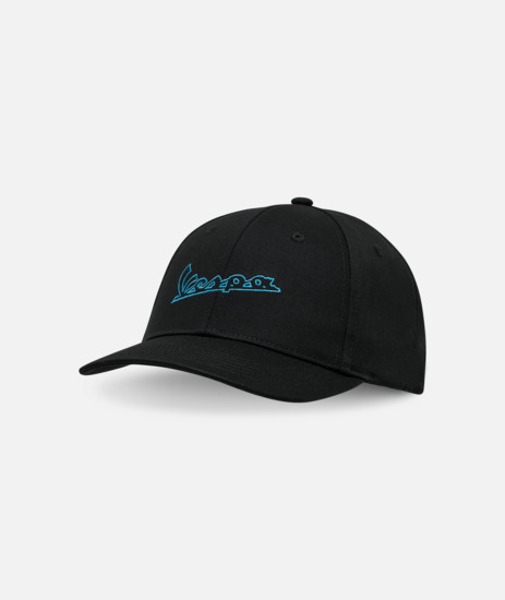 VESPA DEC BASEBALL CAP JET BLACK