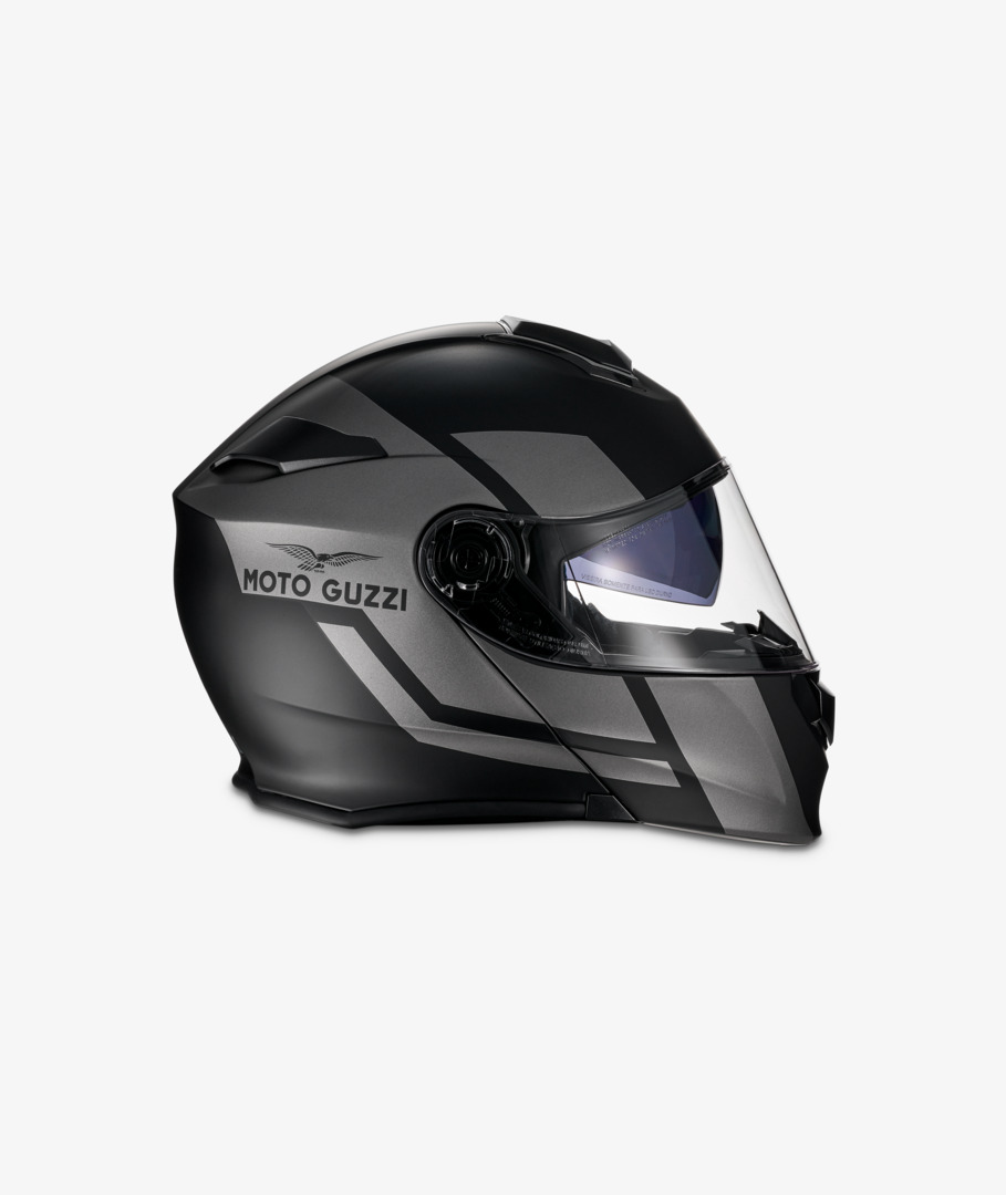 Casque modulable Bluetooth intégré Moto Guzzi (2 coloris disponibles) -   - HOT BIKES