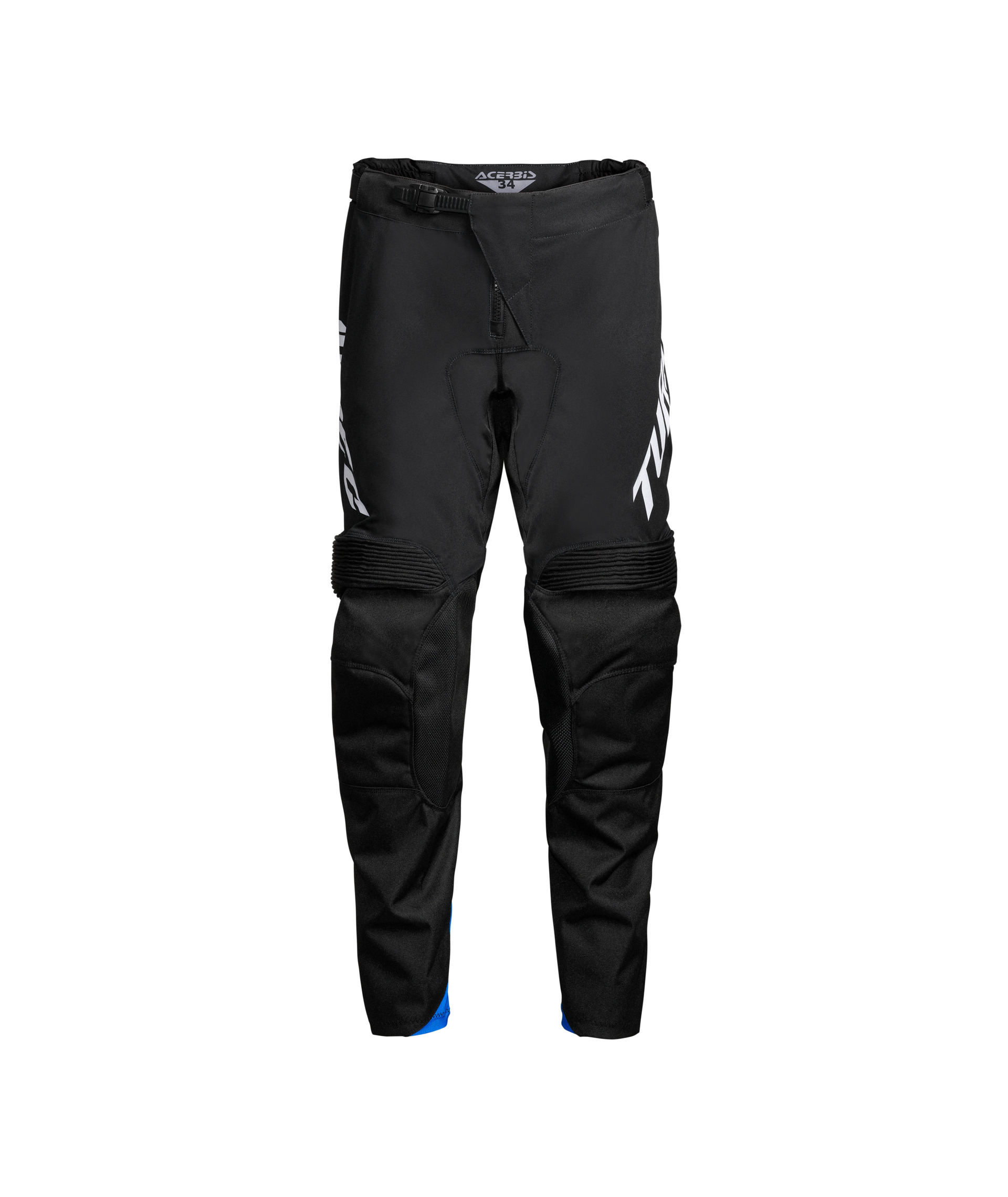 Cotton Unisex Security Black Pant, Size: Medium, Waist Size: 40 at