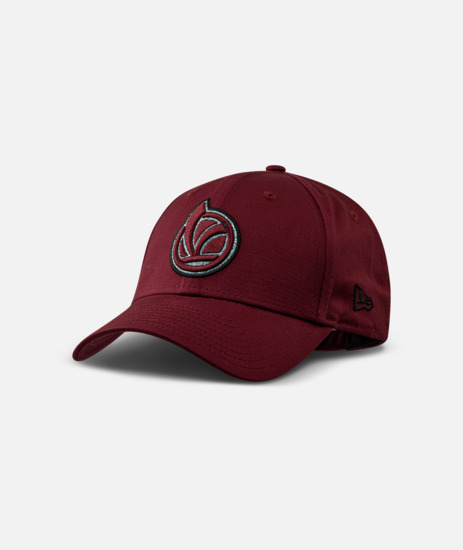 VESPA DEC GLITTER BASEBALL CAP BURGUNDY